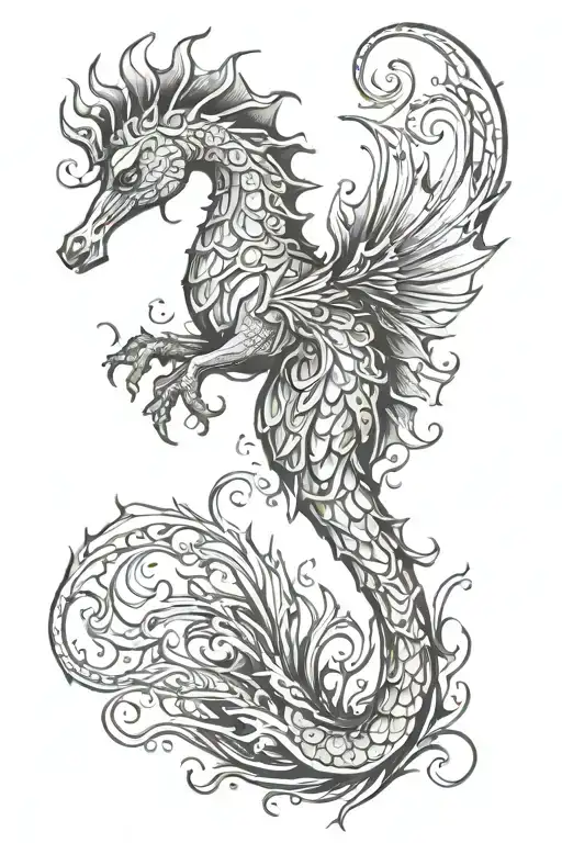 Seahorse Phoenix Rising