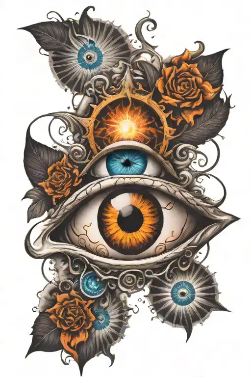 Third Eye Symbol Integrated