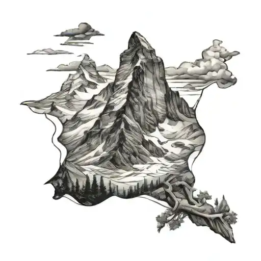 Matterhorn Mountain Peak