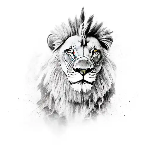 Armor With A Lion Design