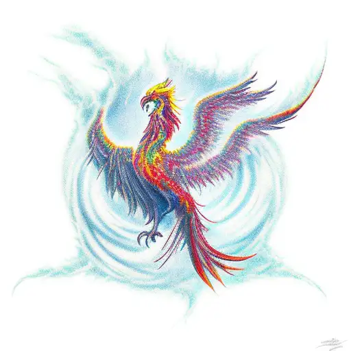 Phoenix Rising From Ashes