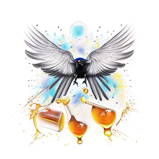 Crow With Honey
