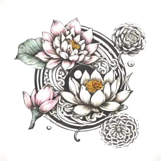 Yin Yang Lotus