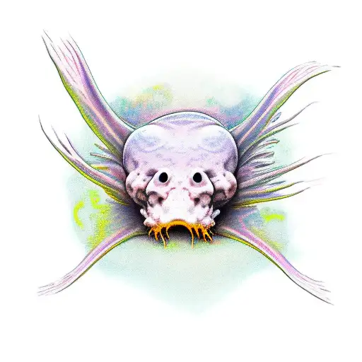 Axolotl Skull