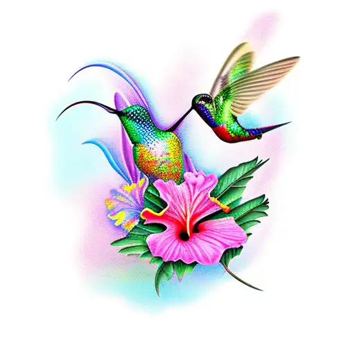 Hibiscus Hummingbird Beach