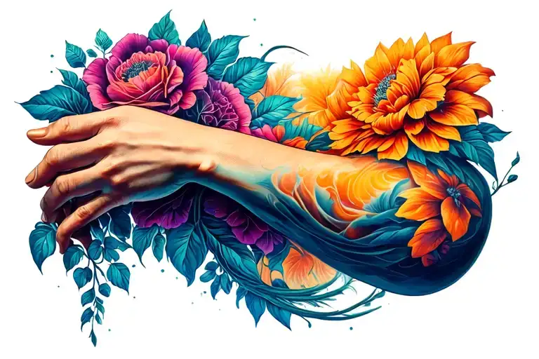 Medium Sized Inner Forearm