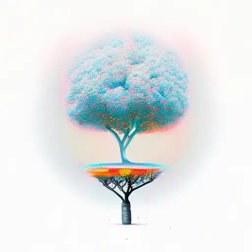 Tree With Atoms By Fruit
