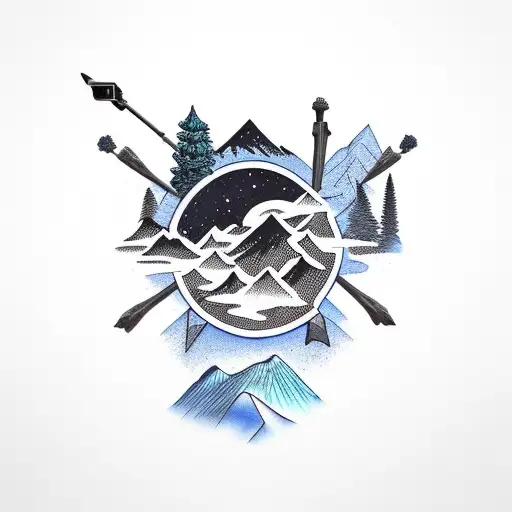 Add Mountain And Sky Background