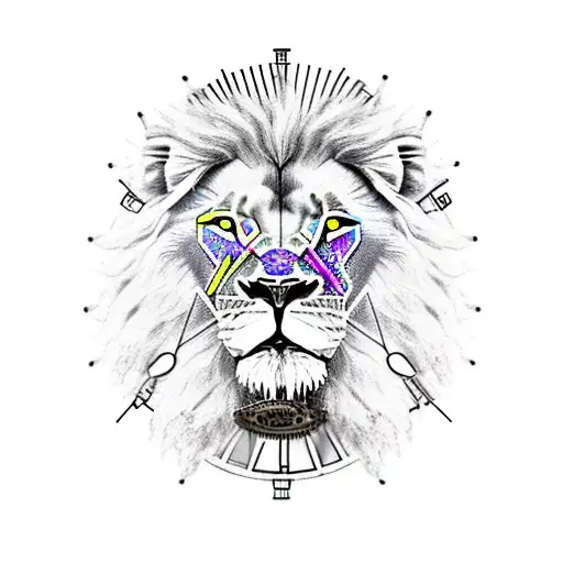 Lion With Clockwork