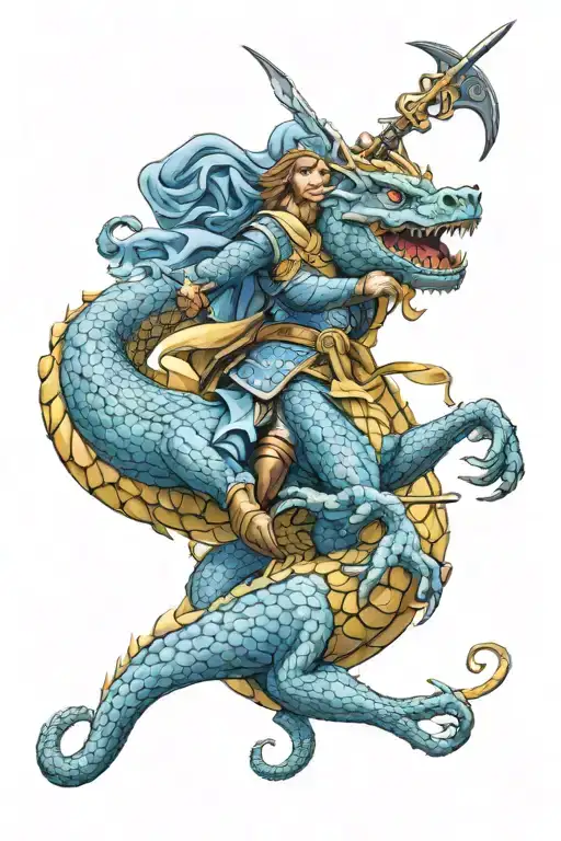 Saint George Killing Dragon