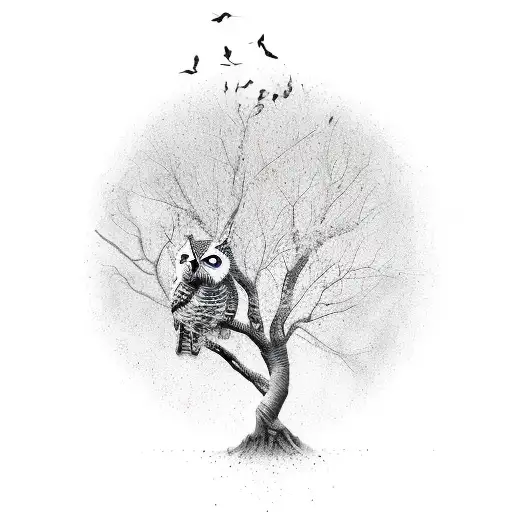 Tree With Owl