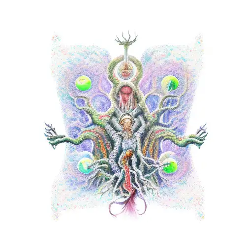 Yggdrasil Leading Into Muspelheim