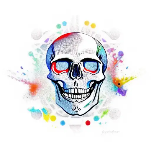 Skeleton Dancing On Skulls