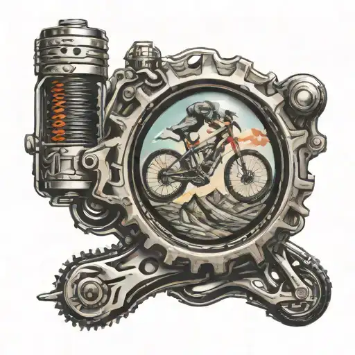 Watch Suspension Mountain Bike Tattoo