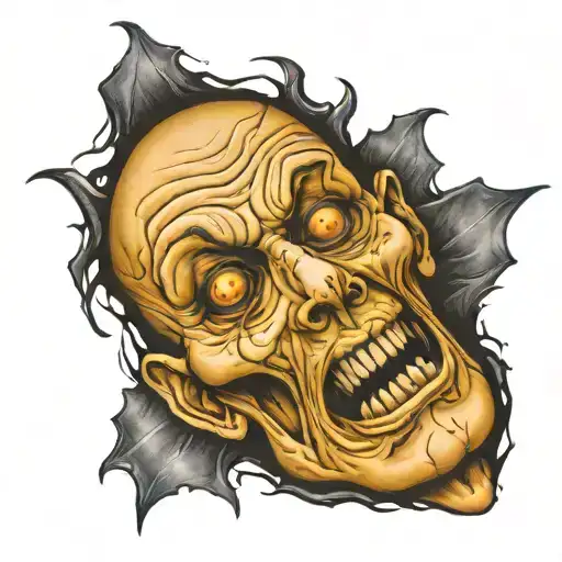 Small Creepy Face Disgusting Evil Scary