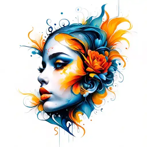 Abstract Tattoo Design