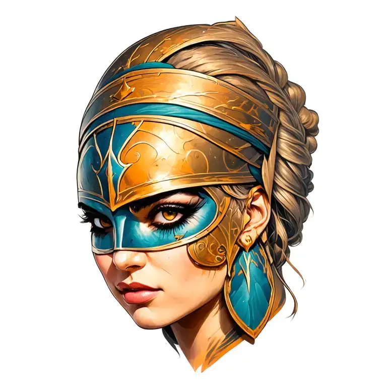 Lady Spartin Warrior With Head Band