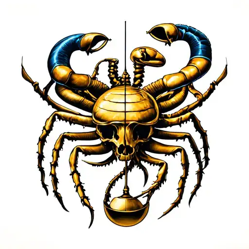 Intertwined Libra And Cancer Zodiac Sign