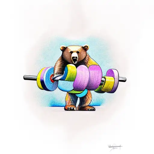 Weightlifter Bear