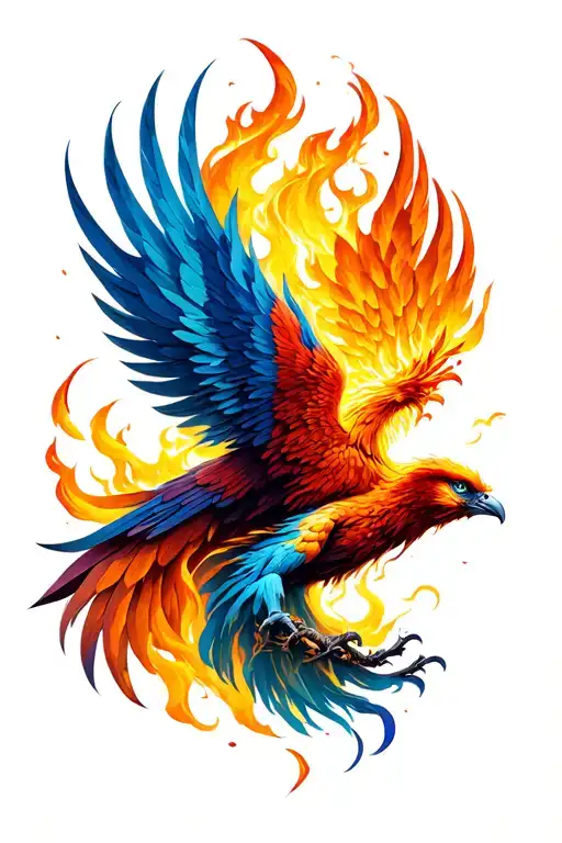 Phoenix Rising From The Ashes