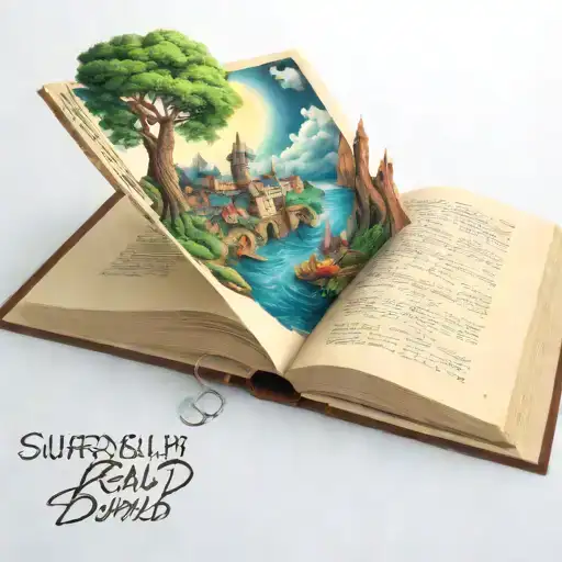 Book Opening To A Real World Inside