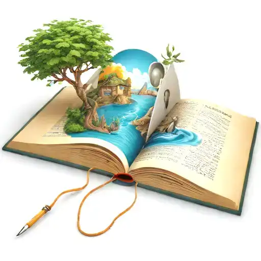 Book Opening To A Real World Inside