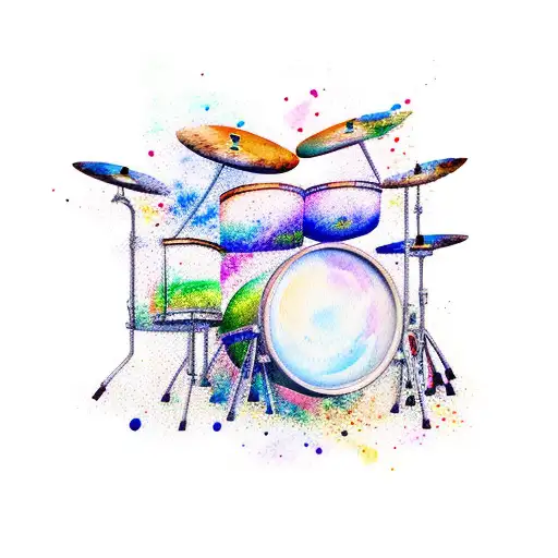 Drums Watercolor