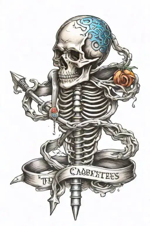 Caduceus Type 1 Diabetes Reaper Syringe Scyth