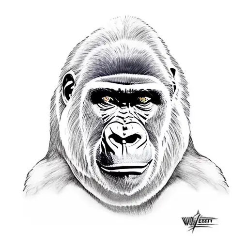 Gorilla With The Words Dant Vulnera Vitam With Warrior Helmet