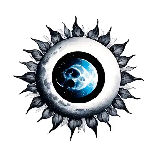 Sun And Moon Eclipse