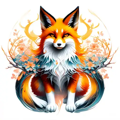 Four Tailed Kitsune