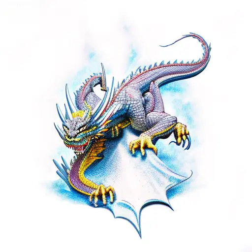 Dragon With Avengers