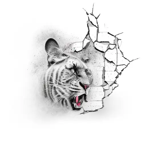 Black And White Tring To Break Free