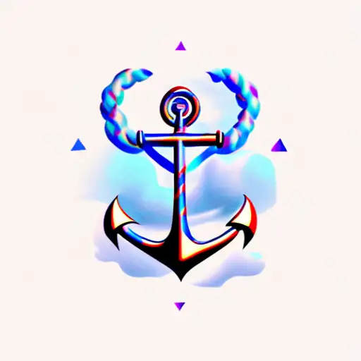 Weird Anchor Psychodelic