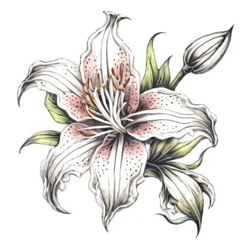 Spider Lily Blooming