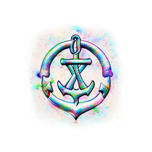 Anchor Psychodelic Font