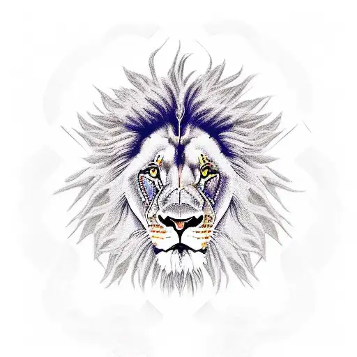 Lion And Cross Religious