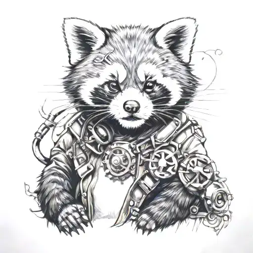 Steam Punk Red Panda