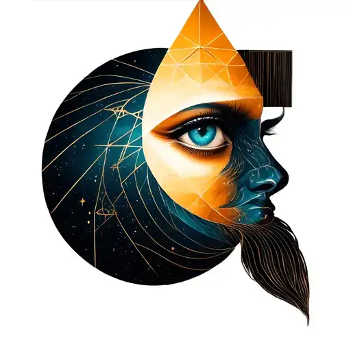 Geometric Gemini Sign