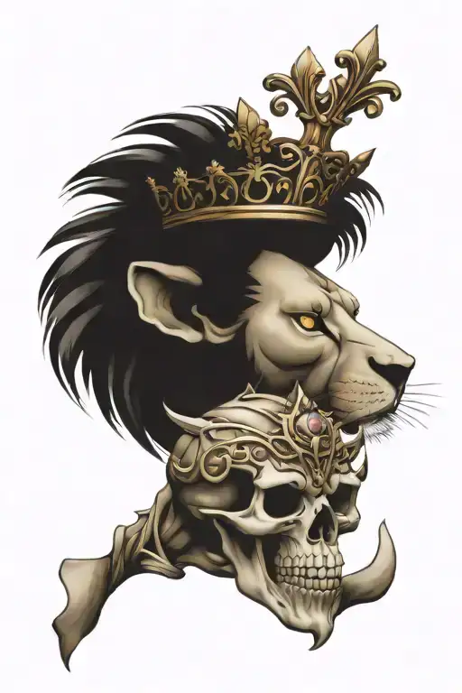 Skeleton Lion King Crown