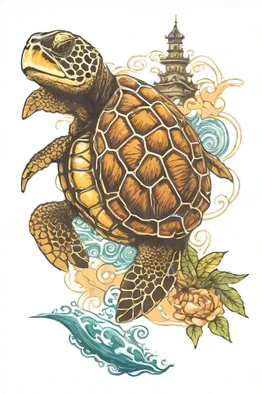 Sea Turtle Island Theme