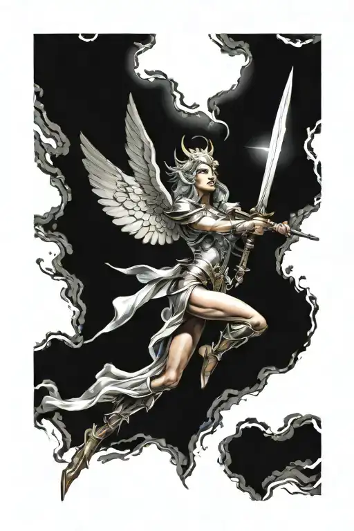 Female Angel Warrior