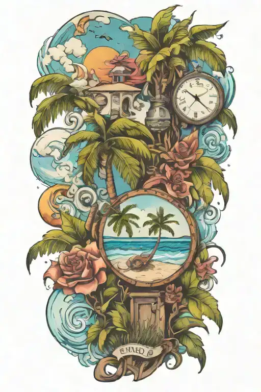 Make A Forearm Tattoo Sleeve About Florida Because I Lived There For 6 Years