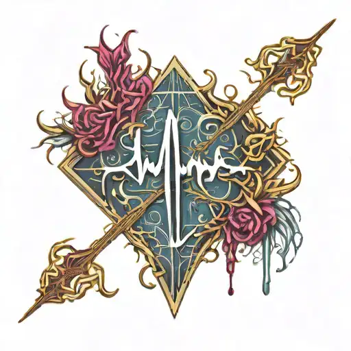 Iflyb Written In An Ekg Line