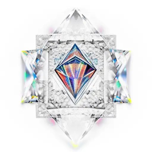 Diamond In The Rough Hand Tat For A Man