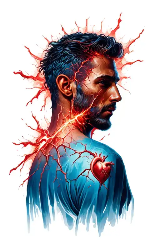 Broken Man Heart Heal Looking Back