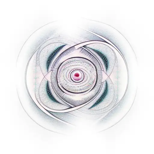 Hip Tattoo Of Prana Energy Flowing And Opening