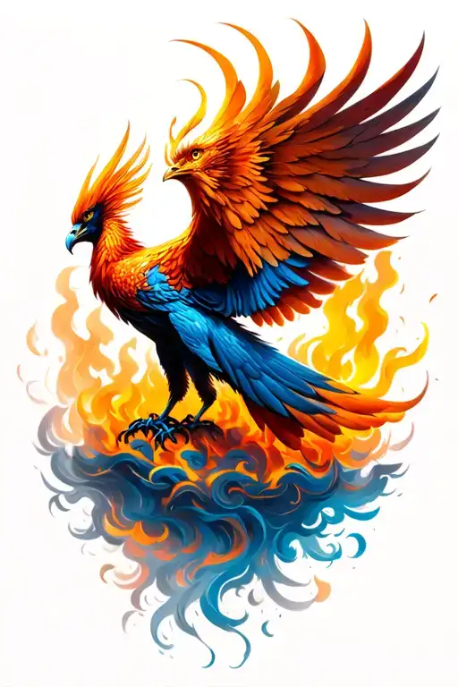Rising Phoenix Rising From The Ashes