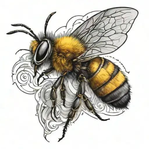 Bee Black Grey