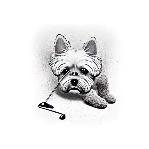 Dog And Golf